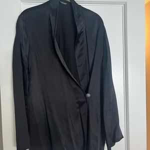 Giorgio Armani Elegant Silk Black Women’s Black-Tie Evening Jacket
